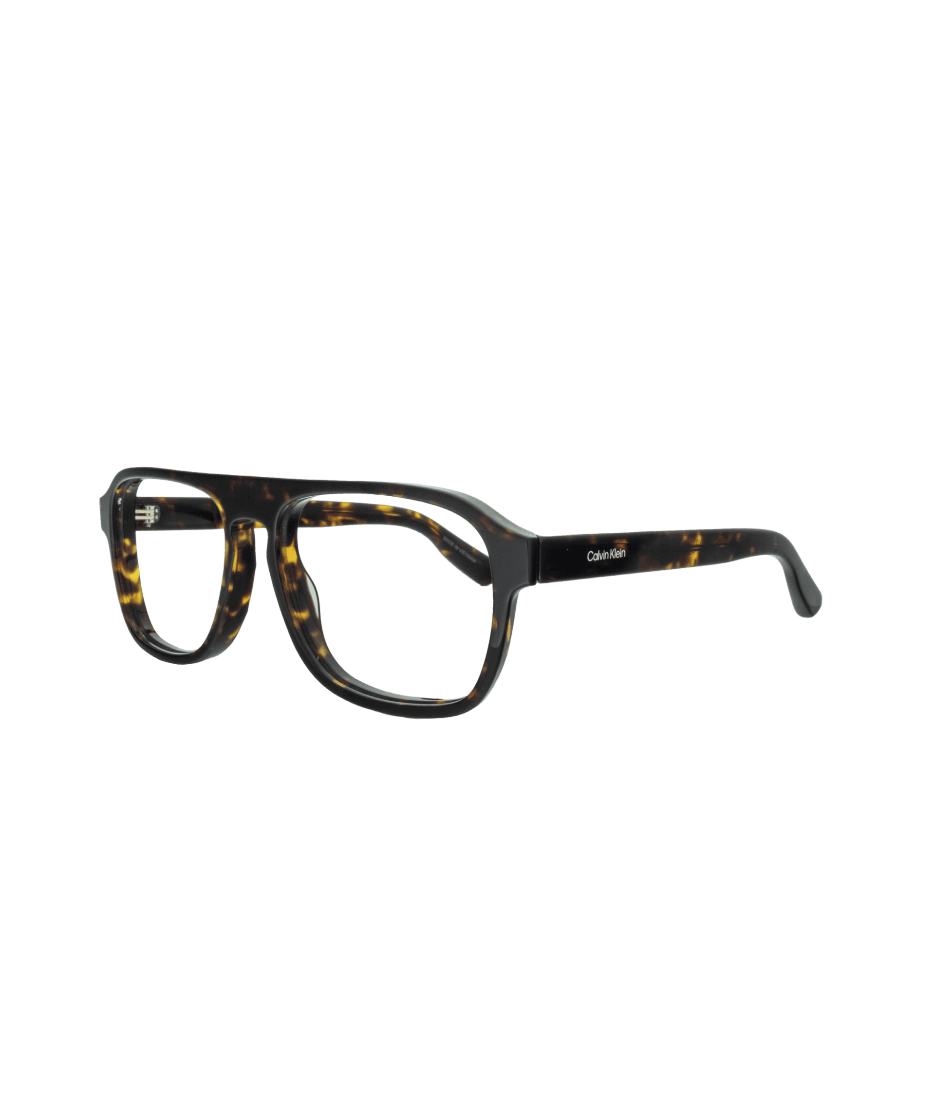 Adoptez la grande tendance aviateur avec le modèle 25515 de Calvin Klein: une silhouette iconique revisitée pour un style actuel. Sa teinte tortoise, à la fois riche et passe-partout, en fait un choix idéal autant pour hommes que pour femmes. Une monture polyvalente qui allie modernité et intemporalité.