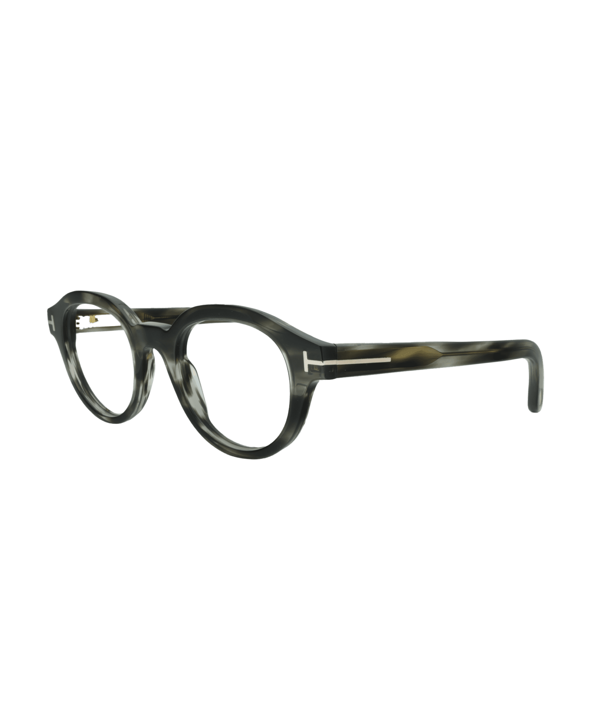 Imposez votre style avec audace. Fabriquée en Italie, cette monture au design rond et légèrement massif allie présence et douceur. Son motif marbré gris foncé et gris pâle apporte profondeur et sophistication pour un look à la fois moderne et élégant.