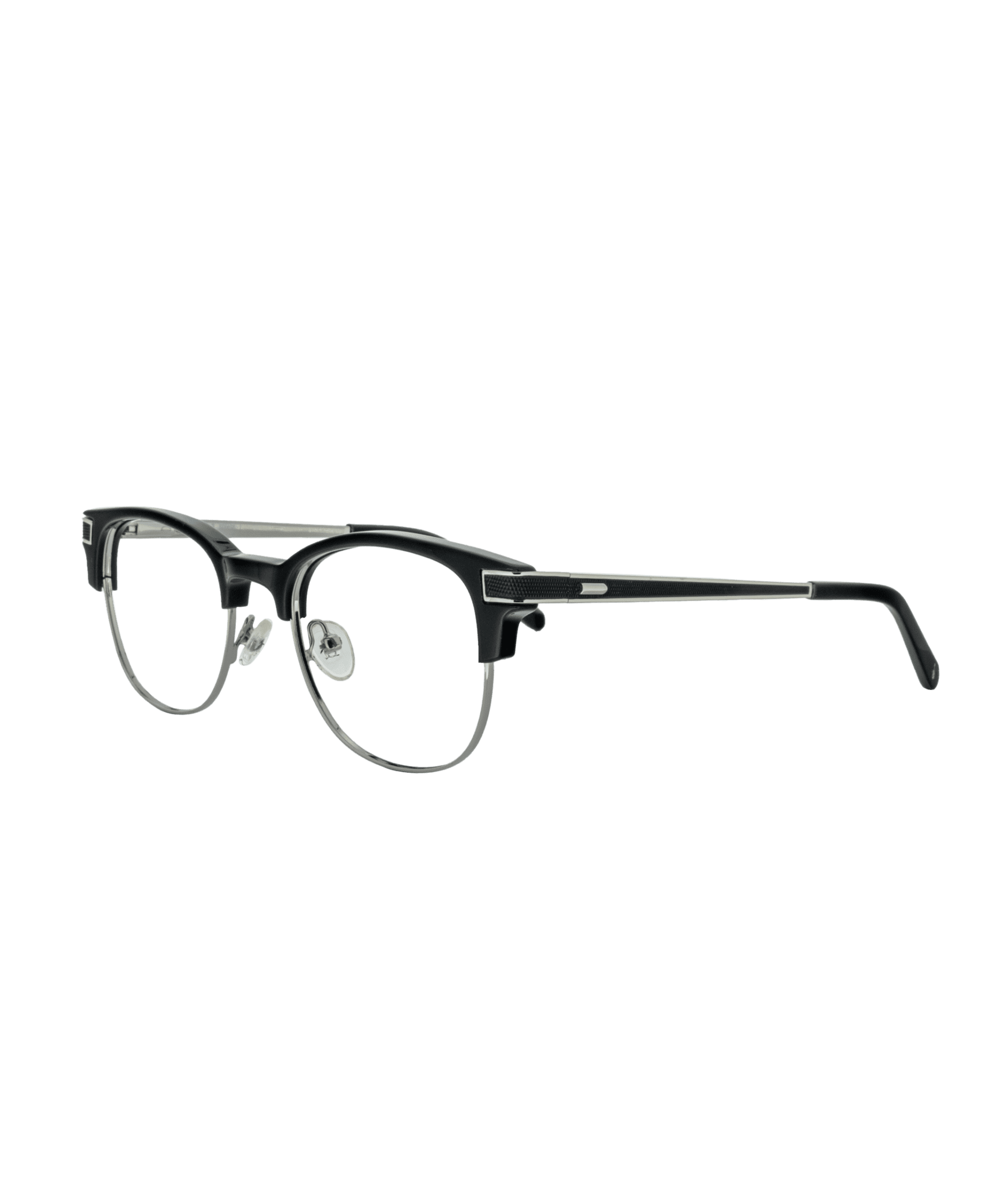 A reinvented classic that turns heads. Popular among young people, this model combines a thick plastic upper frame with a metal lower rim, blending modernity with timeless style. A classic yet trendy design, perfect for a chic and contemporary look.