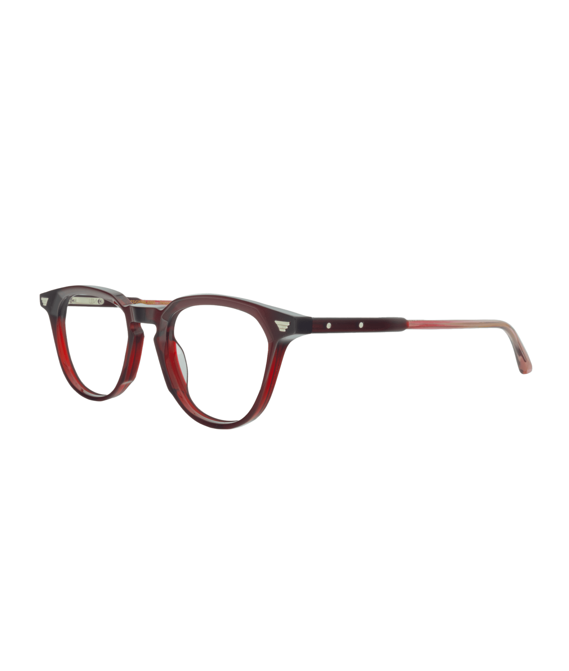 Let color speak with elegance. This unisex round frame captivates with its vibrant red hue, bold yet refined. Delicate yet expressive, it adds a touch of character while remaining easy to wear every day.