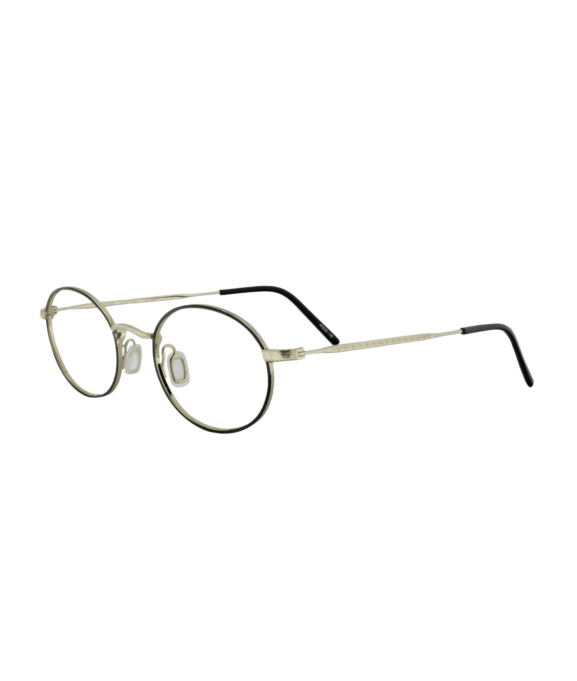 Adopt a contemporary look with these oval frames featuring a highly trendy design. Their refined combination of deep black and gold details creates a perfect balance between discretion and striking elegance. Lightweight and comfortable, they are an ideal choice for a chic, modern, and subtle style.